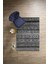 Baskılı Etnik Sade Desen Yıkanabilir Kaymaz Yolluk Mutfak Salon Halısı, Etnik-38-Gri, 5