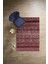 Baskılı Etnik Sade Desen Yıkanabilir Kaymaz Yolluk Mutfak Salon Halısı, Etnik-38-Bordo, 5