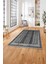 Etnik Model Dekoratif Baskılı Yıkanabilir Kaymaz Yolluk Mutfak Salon Halısı, Etnik-47-Gri, 1
