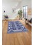 Etnik Modern Dijital Baskı Yıkanabilir Kaymaz Yolluk Mutfak Salon Halısı, Etnik-27-Lacivert, 3