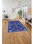 Etnik Kilim Desen Görünümlü Yıkanabilir Kaymaz Yolluk Mutfak Salon Halısı, Etnik-25-Mavi, 3