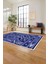 Etnik Kilim Desen Görünümlü Yıkanabilir Kaymaz Yolluk Mutfak Salon Halısı, Etnik-25-Mavi, 4