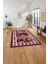 Etnik Kilim Model Dijital Baskılı Yıkanabilir Kaymaz Yolluk Mutfak Salon Halısı, Etnik-30-Bordo, 3