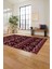 Baskılı Etnik Geometrik Modelli Yıkanabilir Kaymaz Yolluk Mutfak Salon Halısı, Etnik-37-Bordo, 4