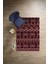 Baskılı Etnik Geometrik Modelli Yıkanabilir Kaymaz Yolluk Mutfak Salon Halısı, Etnik-37-Bordo, 5