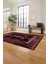 Baskılı Etnik Vektörel Desenli Yıkanabilir Kaymaz Yolluk Mutfak Salon Halısı, Etnik-35-Bordo, 4