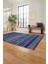 Baskılı Etnik Sade Desen Yıkanabilir Kaymaz Yolluk Mutfak Salon Halısı, Etnik-38-Lacivert, 4