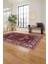 Baskılı Etnik Geleneksel Otantik Yıkanabilir Kaymaz Yolluk Mutfak Salon Halısı, Etnik-46-Bordo, 4