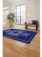 Etnik Desen Dekoratif Baskılı Yıkanabilir Kaymaz Yolluk Mutfak Salon Halısı, Etnik-32-Lacivert, 4