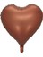 Çikolata Saten Kalp Folyo Balon 18 Inç 46 cm 2