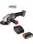 Kx-Ws 18 Li - Akülü Avuç Taşlama+Einhell 2,5 Ah Akü Starter Kit 1