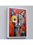 - Çerçeveli Pablo Picasso Tarzı - Soyut Renkli Kedi TABLO-7372 1