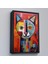 - Çerçeveli Pablo Picasso Tarzı - Soyut Renkli Kedi TABLO-7372 4