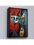 - Çerçeveli Pablo Picasso Tarzı - Soyut Renkli Kedi TABLO-7370 3