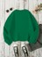 Sweatshirt Christmas Sweater Baskılı 3 Iplik Kalın Yeşil Sevgili Kombin 2