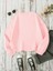 Sweatshirt Deer Hunter Club Baskılı 3 Iplik Kalın Pembe Sevgili Kombin 2