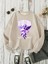Sweatshirt Cupid Devotion Baskılı 3 Iplik Kalın Bej Sevgili Kombin 3