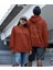 Love Cat Renkli Kedicik Baskılı Sevgili Sweatshirt 2'li Set 1