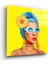 - Sarı Portre Cam Tablo 1