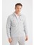 Slim Fit Dar Kesim Polo Yaka Fermuarlı Mevsimlik Baharlık Mont D7533AX25SP 4