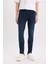 Carlo Skinny Fit Ekstra Dar Kalıp Normal Bel Ekstra Dar Paça Jean Pantolon B3620AX25SP 1