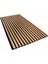 60 x 275 Teak Akustik Duvar Paneli/ Mdf/ 3 Tarafı Kaplı 3