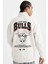 Fit NBA Chicago Bulls Oversize Geniş Kalıp Dik Yaka Fermualı Sweatshirt C9270AX24AU 1