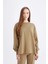 Regular Fit Bisiklet Yaka Basic Düz Sweatshirt Tunik D4800AX24AU 4