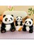 Simüle Edilmiş Oturan Dev Panda Peluş , Yumuşak ve Sevimli Tombul Panda (Yurt Dışından) 2