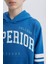 Erkek Çocuk 2'li Takım Kalın Kapüşonlu Baskılı Sweatshirt Beli Lastikli Eşofman Altı D3565A824WN 4