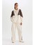 Fit NBA Wordmark Kalın Eşofman Altı Wide Leg Geniş Bol Paça Cepli Standart Boy D0686AX24AU 5