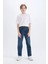 Erkek Çocuk Loose Fit Düz Paça Basic Düz Jean Pantolon C3698A824WN 2