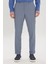 Comfort Fit Rahat Kesim Yan Cepli Desenli Beli Lastikli Pantolon 1