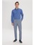 Comfort Fit Rahat Kesim Yan Cepli Desenli Beli Lastikli Pantolon 2