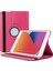 iPad Uyumlu 7.8.9.nesil 10.2 Inç Kılıf Dönebilen Standlı 360 Tablet Kılıfı Pembe 1