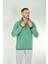 3 Ip Cepli Yarım Fermuar Sweat Yeşil 4