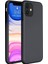 Chv iPhone 11 ile Uyumlu Kılıf Içi Kadife Lansman Silikon Kılıf Şok Emici Full Kasa Koruma Sağlayan Kılıf (Siyah) 1