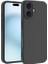 Giyim & Aksesuar iPhone 16 Plus (6.7) Inç ile Uyumlu Içi Kadife Kamera Korumalı Lansman Silikon Kılıf Ince Yapılı Tam Koruma Sağlayan Kamera Korumalı Kılıf (Siyah) 1