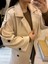 Diagonel Astarlı Oversize Kaşe Kaban 4
