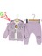 Kız Bebek Takım Hırkalı Üç Parçalı 1