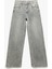 Yıkamalı Geniş Paça Rahat Kalıp Denim Pantolon - Wide Leg Jean 1