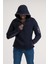 Regular Fit Kapşonlu Yan Fermuarlı Cepli Peluş Sweatshirt 1