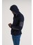 Regular Fit Kapşonlu Yan Fermuarlı Cepli Peluş Sweatshirt 2