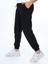 Unisex Kız Erkek Çocuk Siyah Basic Eşofman Altı 2