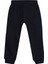 Unisex Kız Erkek Çocuk Siyah Basic Eşofman Altı 4