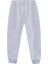 Unisex Kız Erkek Çocuk Gri Melanj Basic Eşofman Altı 4