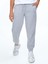 Unisex Kız Erkek Çocuk Gri Melanj Basic Eşofman Altı 1