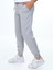 Unisex Kız Erkek Çocuk Gri Melanj Basic Eşofman Altı 2