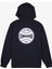 Classic Erkek Grafik Baskılı Siyah Hoodie 2