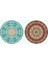 2 Adet 22X22CM Mandala Amerikan Servisleri Masa Örtüleri (Yurt Dışından) 1